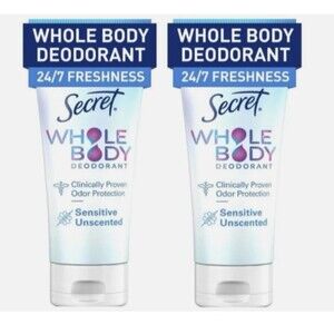 Secret Whole Body Deodorant Cream  Sensitive Unscented
